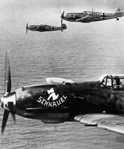Bf-109 nad Kanalem