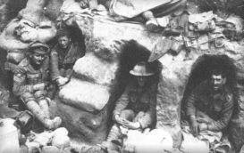 Britské zákopy před Paříží