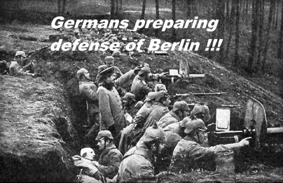 Germans preparing defense of Berlin